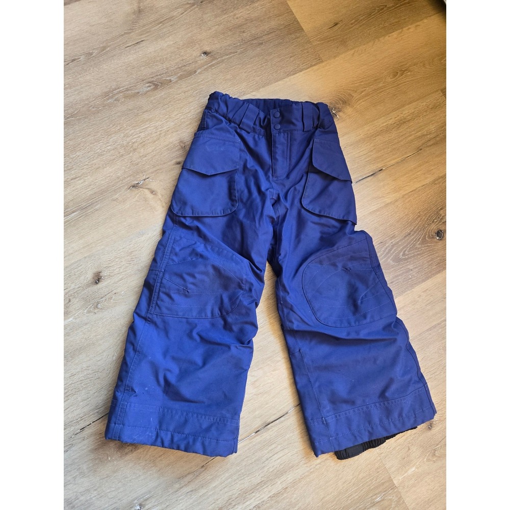Patagonia Kids XS 5-6 Snow Pants Insulated Ski Snowboard Cargo Purple Blue